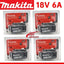 100% Original Makita 18V 6.0Ah Rechargeable Battery ,For Makita BL1830 BL1830B BL1840 BL1840B BL1850 BL1850B Power Tools Battery